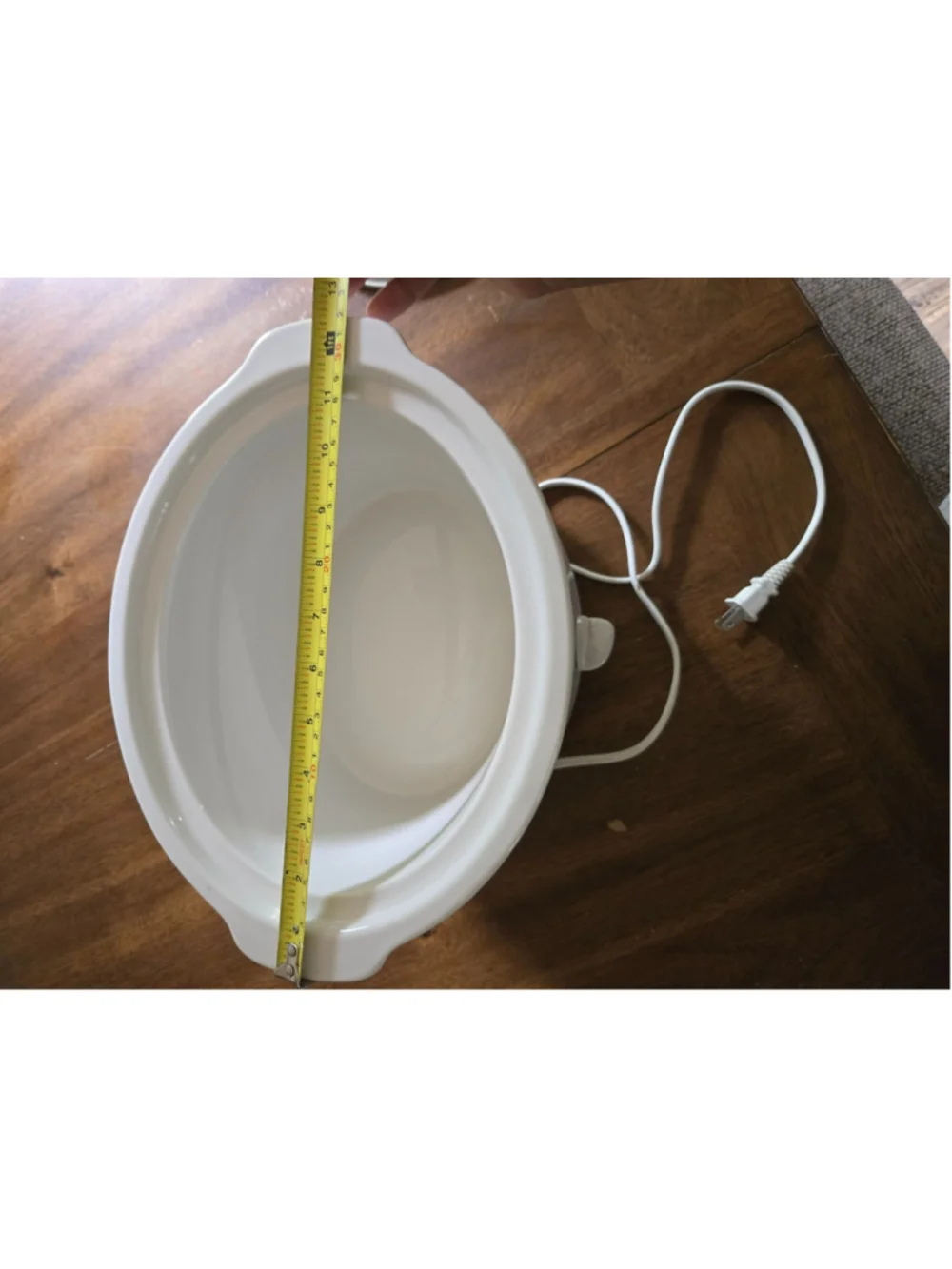 Vintage 1998 Proctor Silex Slow Cooker 4QTS Oval White - Vegetables 33375A